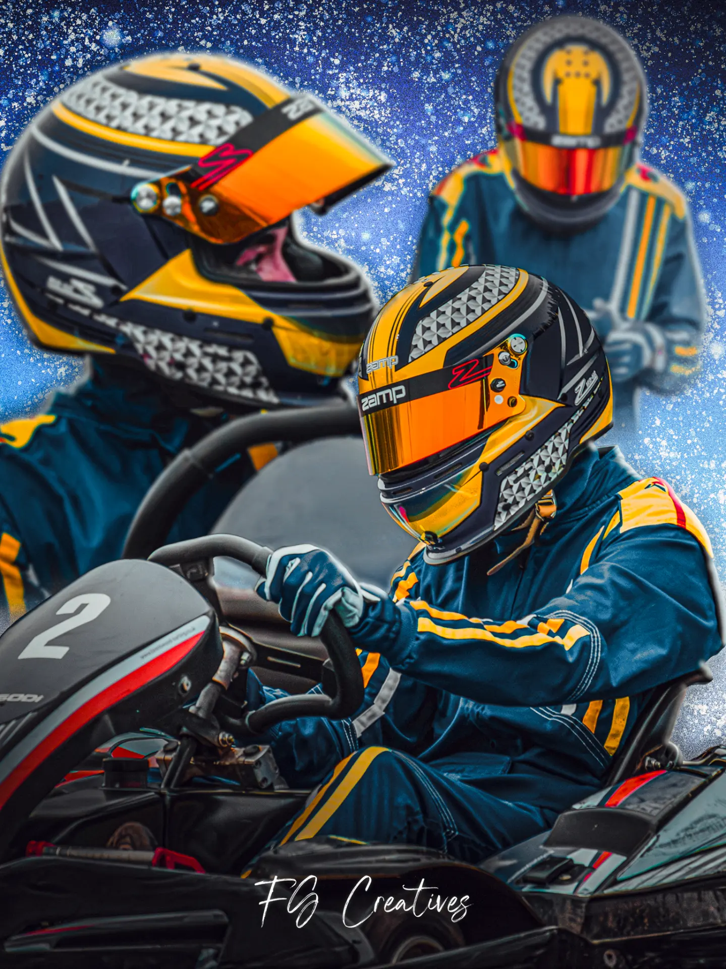 McLaren motorsport graphic designed in Photoshop