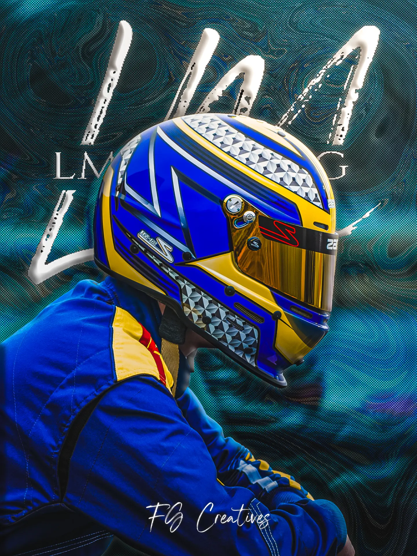LM.Karting brand graphic